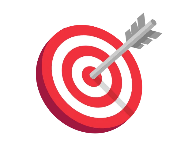 A target, meaning the massage practitioner has reached their goal and makes a living from their work
