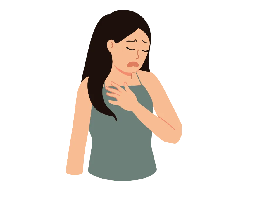 An anxious person looking for a massage to relax in Nice
