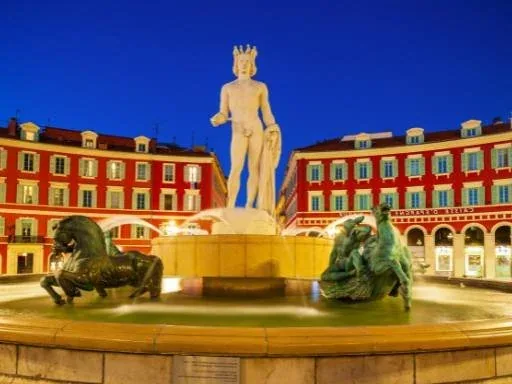 Photo of Place Massena seen from avenue Jean Médecin
