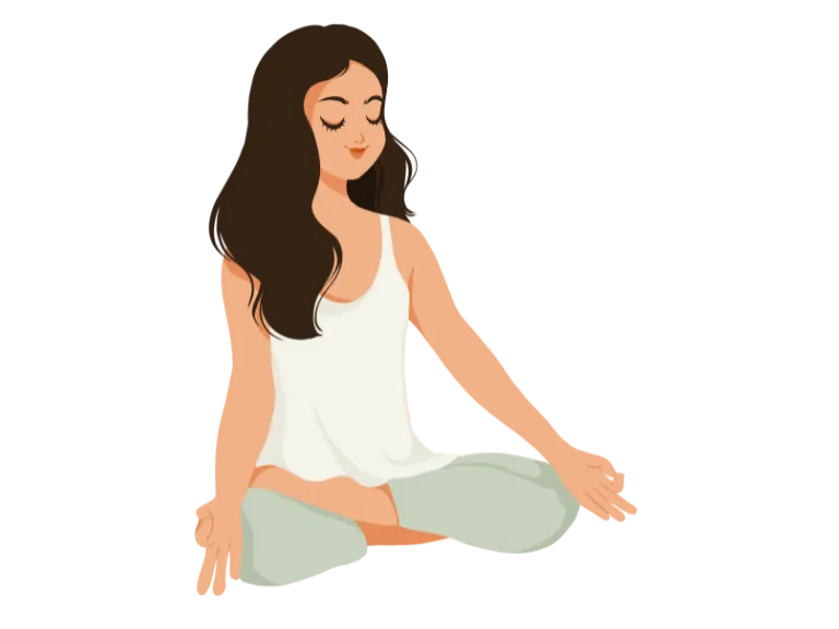 A woman in a state of relaxation in Nice thanks to a relaxing massage