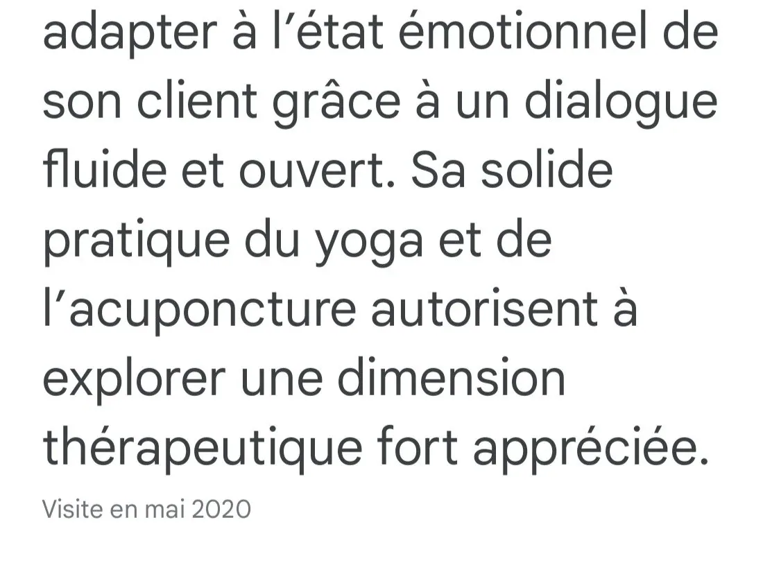 testimonial on acupuncture for stress and emotional well-being